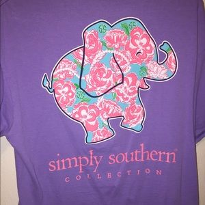 Simply Southern elephant tee